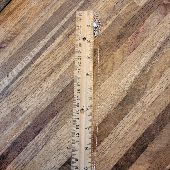 Claire's Initial N Necklace with Rhinestones - Picture 7 of 7